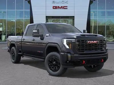 Leverage power and robust sophistication in the brand-new 2025 GMC Sierra 2500HD AT4, now available...