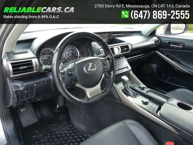 2016 Lexus IS 300 AWD | No-Accident | Certified | Cooling Seats dans Autos et camions dans Région de Mississauga/Peel - Image 12