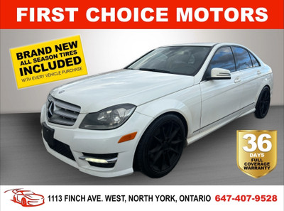 2013 MERCEDES-BENZ C-CLASS 4MATIC ~AUTOMATIC, FULLY CERTIFIED WI