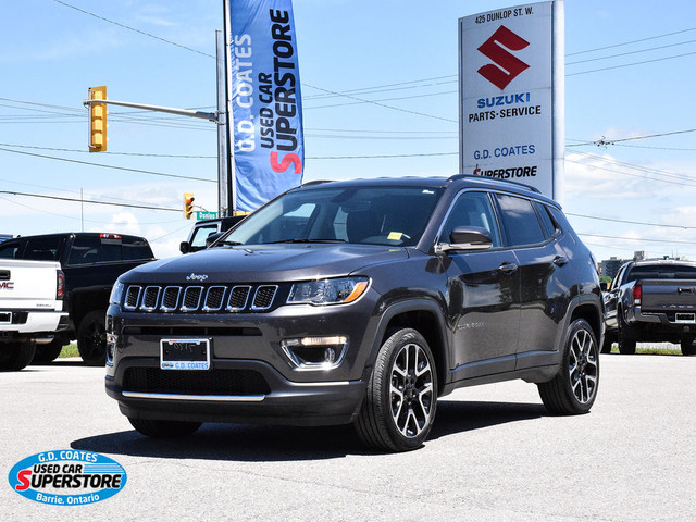 2020 Jeep Compass Limited 4x4 ~Nav ~Cam ~Bluetooth ~Heated Leath in Cars & Trucks in Barrie