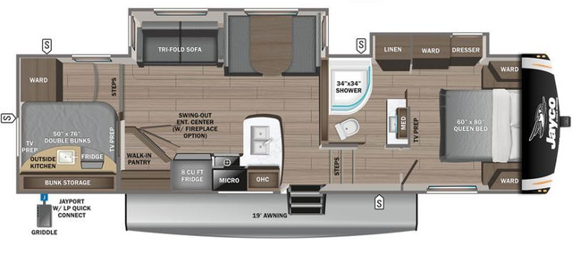 2023 JAYCO EAGLE HT 29.5BHDS in Travel Trailers & Campers in Hamilton - Image 2