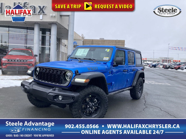 2024 Jeep WRANGLER 4-Door WILLYS in Cars & Trucks in City of Halifax