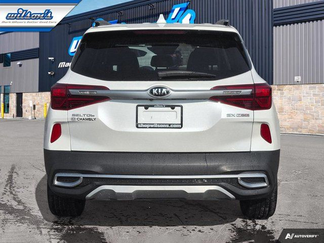 2021 Kia Seltos SX Turbo AWD | Leather | Sunroof | Nav | in Cars & Trucks in Guelph - Image 4