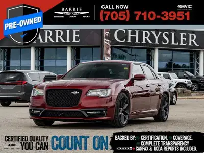 VELVET RED PEARL,ENGINE: 6.4L SRT HEMI V8 MDS (STD),BLACK LAGUNA LEATHER SEATS W/300 C LOGO,TRANSMIS...