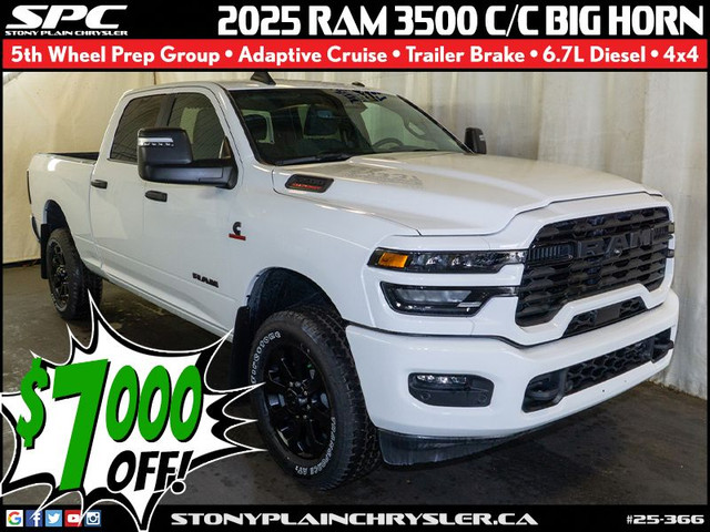 2025 RAM 3500 Big Horn 4x4 Crew Cab 6'4 in Cars & Trucks in St. Albert