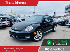2013 Volkswagen Beetle 2.5L, MANUAL, SUNROOF, BLUETOOTH, NO ACCIDENTS, 1 YEAR POWERTRAIN WARRANTY - UNLIMITED KMS INCLUDED!