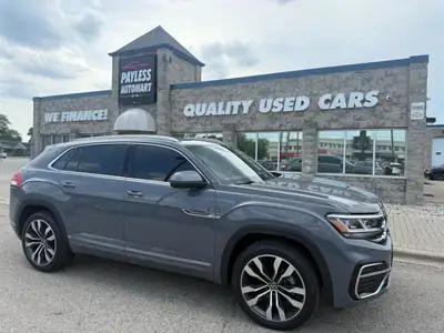 2023 Volkswagen Atlas Cross Sport AWD] - In Grey - Touch screen/ with hand gesture control - Backup...