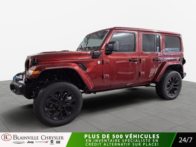 2022 Jeep WRANGLER 4XE 4XE PLUG-IN SAHARA CUIR GPS MARCHEPIEDS M in Cars & Trucks in Laval / North Shore - Image 2