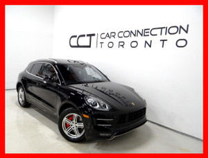 2015 Porsche Macan TURBO AWD *NAVI/BACKUP CAM/CHRONO PKG/RED LEATHER/PANO ROOF!!!*