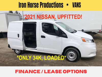 2021 Nissan NV200 Compact Cargo UPFITTED, DIVIDER, $AVE RARE