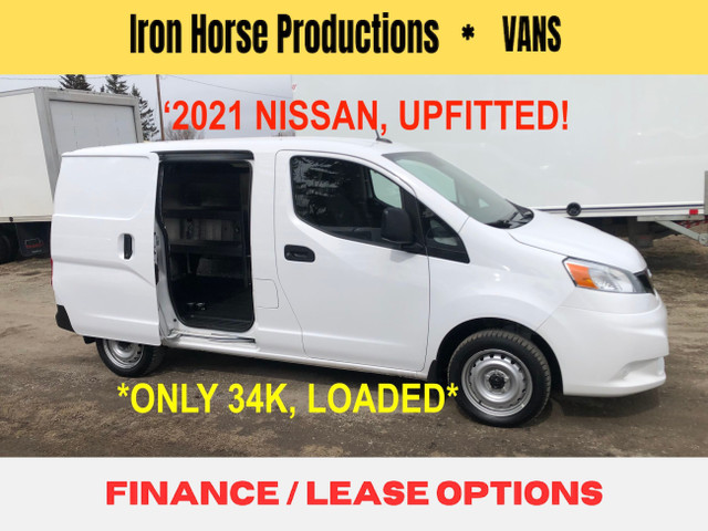 2021 Nissan NV200 Compact Cargo UPFITTED, DIVIDER, $AVE RARE in Cars & Trucks in Calgary