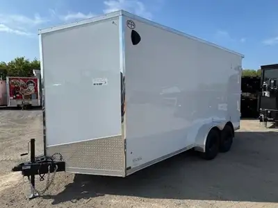 2026 Forest River 7X16 Tandem axle 9800 lb GVWR with a cargo capacity of nearly 6600lbs. This Commer...