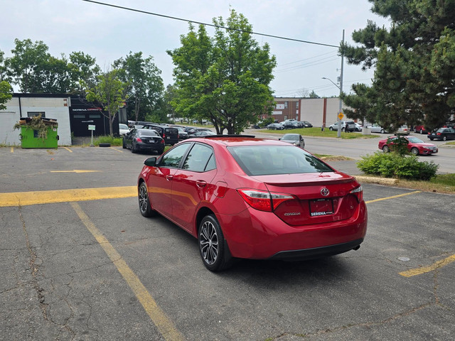 TOYOTA COROLLA S | AUTO | LEATHER | SUNROOF | BACK UP CAM| LOW K in Cars & Trucks in Mississauga / Peel Region - Image 3