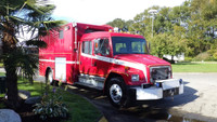 2001 freightliner FL80 Service Truck Crew Cab Diesel Ex Fire Tru