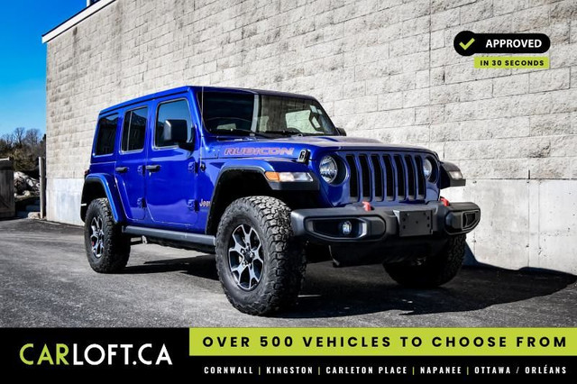 2018 Jeep Wrangler Unlimited Rubicon - NAV, R-V CAM, HEATED LEAT in Cars & Trucks in Cornwall