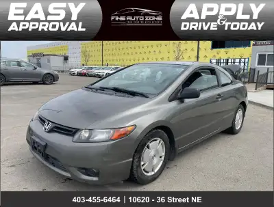 2008 Honda Civic Coupe – Low Mileage | Hail Special ABS Brakes - Air Conditioning - Steel Wheels - R...
