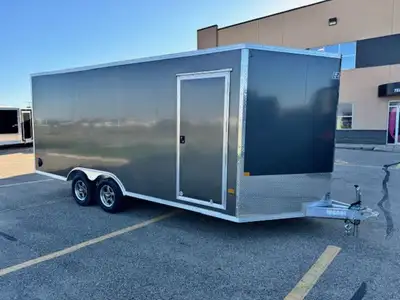 2024 E-Z Hauler Aluminum Enclosed Trailer 8.5-Wide EZEC8.5x18-IFEquipped with 5/8in. water-resistant...