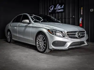 Presenting the 2015 Mercedes-Benz C400 4MATIC Sedan, sold by St. Albert Exotics Safety Features Blin...