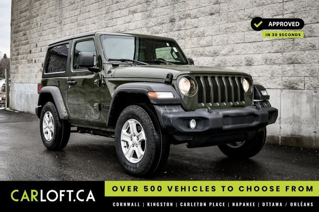 2021 Jeep Wrangler Sport S - Aluminum Wheels in Cars & Trucks in Cornwall