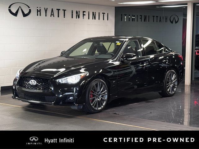 2023 INFINITI Q50 RED SPORT - 2 Sets of Tires | Apple CarPlay in Cars & Trucks in Calgary