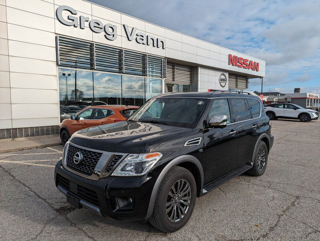 2018 Nissan Armada Platinum PLATINUM RESERVE PACKAGE / REAR S... in Cars & Trucks in Cambridge