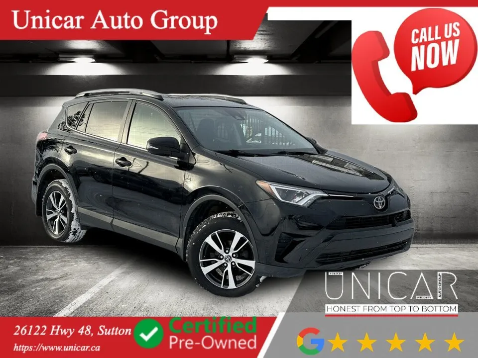 2018 Toyota RAV4 1-Owner No-Accidents AWD LE Lane Asst Backup Ca