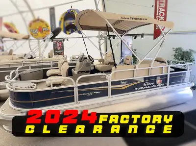 2024 SunTracker Bass Buggy 18 DLX - Best Pontooon Boat $54,995 -$7,000 [FACTORY CLEARANCE SALE] $47,...