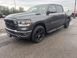 2022 RAM 1500 SPORT**CREW**HEMI**12 INCH SCREEN**NAV**HEATED SEATS**CARPLAY**