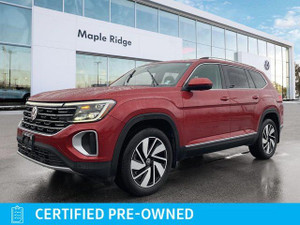 2024 Volkswagen Atlas Highline | Travel Assist | Heated Leather | Panoramic Sunroof | Rear Traffic Alert