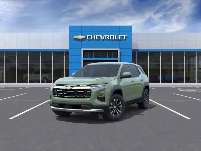 Introducing the 2026 Chevrolet Equinox AWD LT in a striking green finish with an advanced all-wheel-...