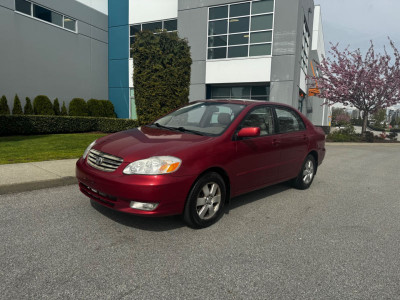 2003 Toyota Corolla LE AUTOMATIC A/C LEATHER MOONROOF LOCAL BC