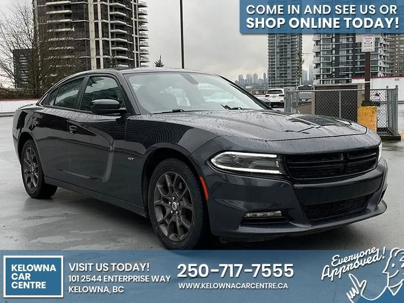 2018 Dodge Charger GT AWD $239B/W /w Sun Roof, Back-up Camera, H