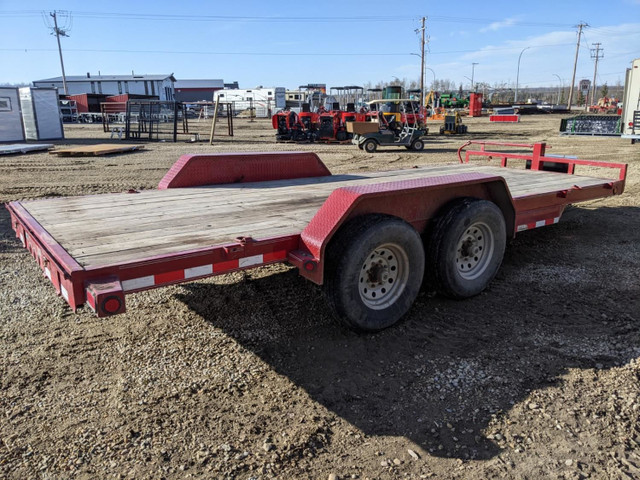 2017 Load Trail 18 Ft T/A Flat Deck Trailer in Cargo & Utility Trailers in Edmonton - Image 3