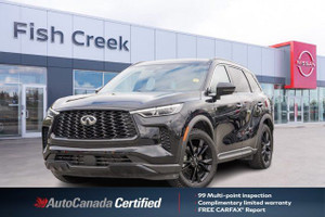 2025 Infiniti QX60 LUXE | Black Edition | Ex-Rep Demo | Clean Carfax