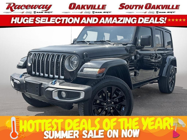 2023 Jeep Wrangler SAHARA 4XE | SKY TOP | LEATHER | HEATED SEATS in Cars & Trucks in Mississauga / Peel Region