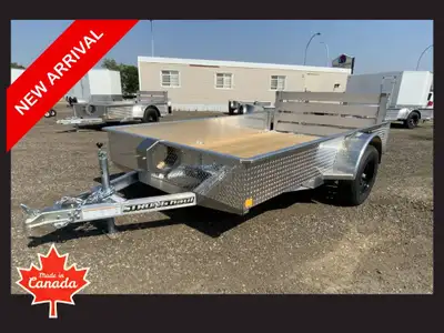 1 In Stock! 2025 Stronghaul 6.3x 10 Solid Side Utility Trailer Canadian Made Aluminum trailer 2 x 10...