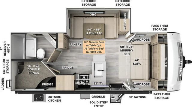 2024 Forest River Rockwood Mini Lite 2509S in Travel Trailers & Campers in Strathcona County - Image 2