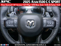 The 2025 RAM 1500 Sport 4x4 Crew Cab 5'7" Box is a brand new truck, available at Stony Plain Chrysle... (image 9)