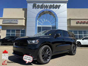 2017 Dodge Durango GT AWD SUV | V6 | Leather | Backup Camera | Sunroof | Rear DVD
