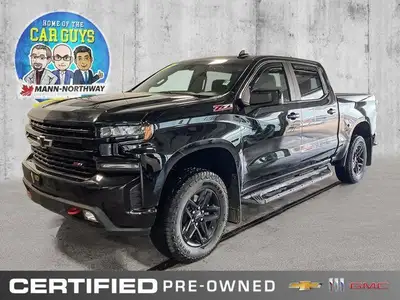 Conquer any terrain with this powerful 2020 Chevrolet Silverado 1500 LT Trail Boss Crew Cab. This bl...