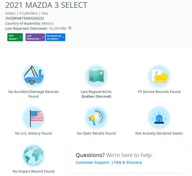 2021 Mazda MAZDA3 NO ACCIDENTS|2 SETS OF WHEELS in Cars & Trucks in Mississauga / Peel Region - Image 2