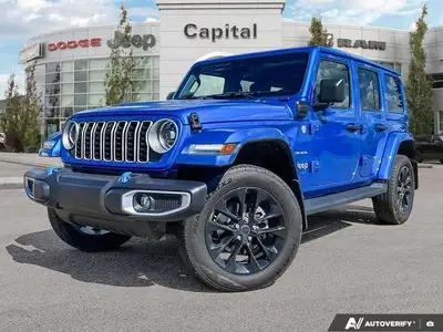This Jeep Wrangler 4xe has a powerful 2.0 Liter Turbo PHEV engine powering this Automatic transmissi...