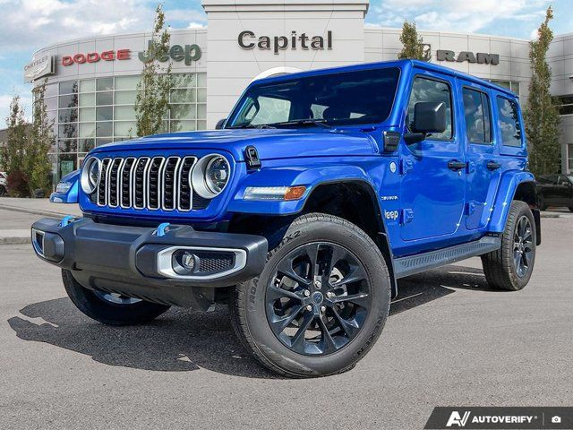 2024 Jeep Wrangler 4xe Sahara | McKinley Leather Faced Seats in Cars & Trucks in Edmonton
