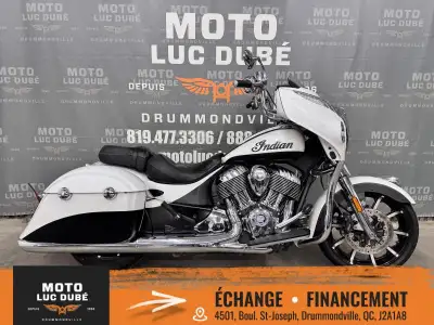 Indian Motorcycles Chieftain Limited 2017 95 787 KM FREINS ABS NAVIGATION RADIO BLUETOOTH CRUISE CON...