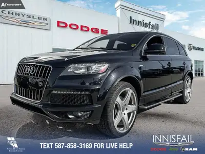 2012 Audi Q7 3.0 Sport Leather! Panoramic Sunroof! Supercharged!