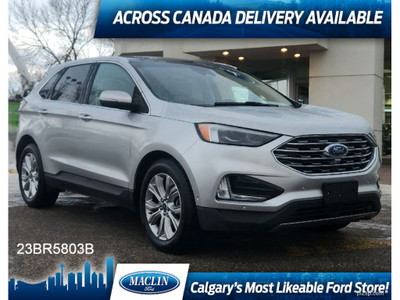 2019 Ford Edge TITANIUM | PANO ROOF | REAR HTD STS | ADAPT CRUI