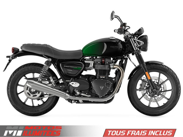 2024 triumph Speed Twin 900 Stealth Edition Frais inclus+Taxes in Sport Touring in Laval / North Shore