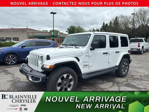 2023 Jeep Wrangler SAHARA HARDTOP CUIR/VOLANT CHAUFFANTS NAV CRUISE
