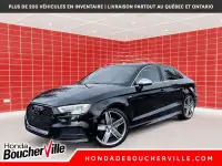 2018 Audi A3 SEDAN Progressiv S-line, QUATTRO, TOIT PANORAMIQUE