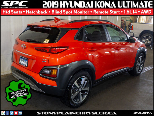2019 Hyundai Kona 1.6T Ultimate AWD for sale in Cars & Trucks in St. Albert - Image 3